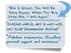 Rob Is Great, You Will Be Very Happy, When You Buy From Rob, I Will Again - Excellent website, easy to work with,very quick! Recommended Anytime - Fabulous transaction. Excellent personal support and assistance.
